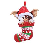 Nemesis Now – Décoration de Noël à suspendre – Gremlins Gizmo – Bas rouge 12 cm