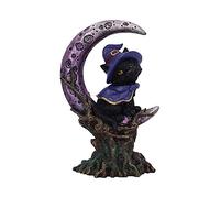 Nemesis Now Grimalkin U5436T1 Figurine de Chat Noir et Croissant de Lune 18,5 cm
