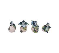 Nemesis Now Hatchlings Emergence Lot de 4 Figurines Dragonling Hatching from Egg 8 cm