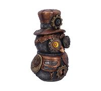 Nemesis Now Hootle D5413T1 Figurine de Chouette Steampunk avec Chapeau Haut-de-Forme Bronze 22,7 cm