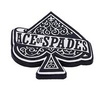 Nemesis Now Lot de 4 Dessous de Verre en résine sous Licence Officielle Motorhead Ace of Spades, Noir, 12,5 cm