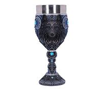 Nemesis Now Loup lune, bleu, 19,5 cm