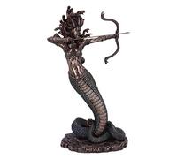 Nemesis Now Medusa's Wrath - Grande Figurine de Déesse Grecque en Résine Bronze, 36 cm, Forme de Serpent, Ornement Mythologique Grec, Coulée dans la Résine la Plus Fine, Finition Polie