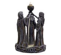 Nemesis Now Mother Maiden & Crone Brûleur d'encens en résine Noir 18 cm