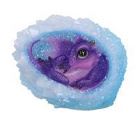 Nemesis Now Nid de géode (Violet) en résine 12 cm, Figurine de Dragon, Ornement Dragon Bleu, Article Cadeau Dragon à Collectionner, moulé dans la Meilleure résine, habilement Peint à la Main, U6707A24