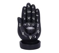 Nemesis Now Palmistry Brûleur d'encens à refoulement Noir 12 cm