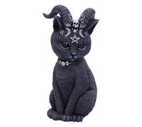 Objet décoratif - NEMESIS NOW - Pawzuph Horned Occult Cat Figurine - Blanc - Plastique - Résine