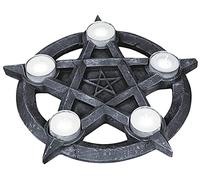 Nemesis Now Photophore Pentagramme Gris 32 cm