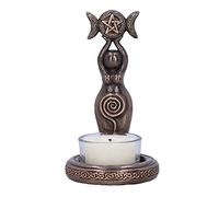 Nemesis Now Photophore Triple déesse Bronze 12 cm