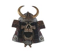 Nemesis Now Plaque Murale en résine Motif tête de Mort Kabuto 26,6 cm Ivoire Taille Unique