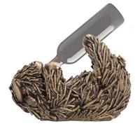 Nemesis Now Porte-bouteille de vin doré en polyrésine peinte à la main en forme de vache des Highlands, 17,8 cm