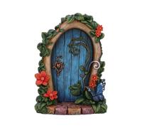 Nemesis Now Porte de fée - Porte de fée enchanteresse en résine - Décoration de maison et de jardin - Fae's Enchanted Welcome