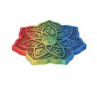 Nemesis Now Rainbow Meditation Lot de 4 brûle-encens Multicolore 26 cm