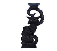 Nemesis Now Salem Bougeoir Chat Noir 20 cm