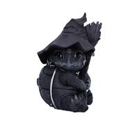 Nemesis Now Shellial Cult Cutie Turtle Figurine, Resin, Black, Cast in the Fines