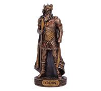 Nemesis Now Statue de Dieu en Bronze de 8,5 cm de Haut - Moulée dans la Plus Fine résine, habilement Peinte à la Main - Odin God of War