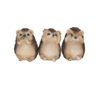 Nemesis now statuette trois hérissons - Marron