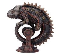 Nemesis Now Steampunk Figurine caméléon mécanique Lézard Bronze 22,3 cm