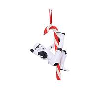 Nemesis Now Stormtrooper Décoration de Noël à Suspendre en Forme de Canne à Sucre d'orge Blanc 12 cm