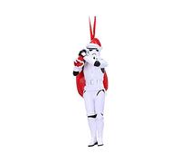 Nemesis Now Décoration de Noël Stormtrooper Santa Sack – Résine peinte à la main 13 cm Blanc
