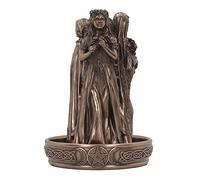 Nemesis Now Triple Goddess Brûleur d'encens à refoulement Bronze 18 cm