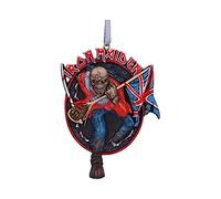 Nemesis Now Trooper Décoration à Suspendre en résine Rouge Produit sous Licence Officielle Iron Maiden, Article Eddie Giftware, 8,5 cm