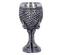 Nemesis Now U4708P9 Verre en résine et acier inoxydable Motif griffe de dragon Gris 16,7 cm