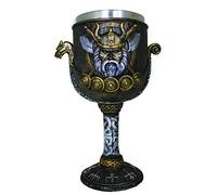 Nemesis Now Valhalla Gobelet en résine avec insert en acier inoxydable Marron 17 cm