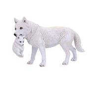Nemesis Now Winter Bond Figurine Loups Blanc 30 cm