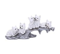 Nemesis Now Winter Litter Indifférent Statuette Blanc/Gris Polyrésine
