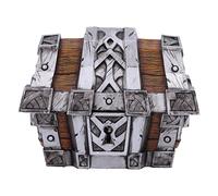 Nemesis Now Coffre au trésor World of Warcraft en résine 10,5 cm argenté/marron