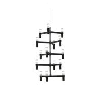 Nemo Crown Multi Kronleuchter, galvanisé noir