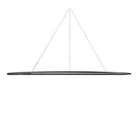 Nemo Ellisse Mega Suspension Ovale Noir/ Blanc Uplight 3000k