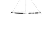 Nemo Ellisse Minor Suspension Ovale Aluminium Poli/Downlight Blanc 2700k