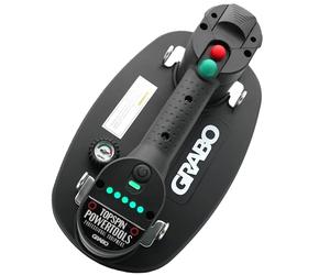 NEMO GRABO plus V2 - La dernière version de la ventouse portable à batterie, capacité de levage maximale 120 kg, nouveau design ergonomique, aspiration durable, avec manomètre et sac de transport en