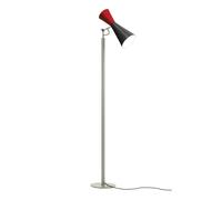 Nemo Parliament Stehleuchte, noir mat / rouge
