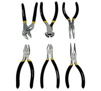 Nemura Coffret pince de 6 pcs - Multiprise, Bec Long, Combinée, Coupante, Bec Plat et Diagonale - Produits en Chrome Vanadium - Outils bricolage - Qualité professionnelle - Marque Française