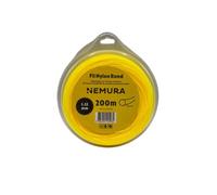 Nemura Fil Débroussailleuse Rond Ø: 1,35mm, L: 200m - Compatible avec d'autres marques - Haute durabilité - Qualité professionnelle - Marque Française