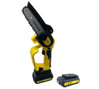 Nemura Mini Tronçonneuse Sans Fil 20V - 2 Batteries Portables 2 Ah Li-ion - Coupe de 12,5cm avec Graissage Semi-Automatique - Changement de la chaîne facile et sans outils - Marque Française