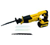 Nemura Scie Sabre Electrique sans Fil 20V - Moteur Puissant sans Balais Brushless - Livrée avec 2 Lames de Scie à Bois et 2 Lames Métal, 1 Batterie Li-ION 3Ah et 1 Chargeur - Marque Française