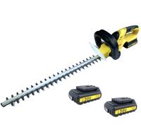 Nemura Taille-Haies sans Fil 20V - avec Protège Guide et Protège Lame - Poignée Soft Grip - 51cm de Longueur de Coupe - Moteur Brushless - 2 Batteries 2Ah - 2,5 kg - Marque Française