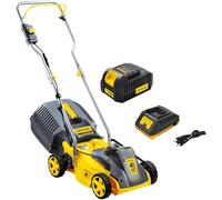 Nemura Tondeuse sans Fil 40V - 3 Hauteurs de Tonte - Bac de Ramassage 30L - 3500 Tours par Minute - 32cm de Coupe - Moteur Brushless - avec Batterie 4Ah et Chargeur Rapide - Marque Française
