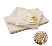 Nenull Pièces Toile de Lin de Boulanger Cuisson du Pain 48 x 36 cm Toile de Pâte en Lin Naturel Feuille d'Épreuvage pour Accessoires de Cuisson du Pain Chiffon Tourbillon pour la Préparation de la Pât