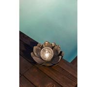 Nénuphar Solaire GALIX, 25 cm, 7 Lumens, 8 Heures d'Éclairage, Métal et Verre