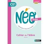 NEO - Cahier "J'écris" CE1: Programme 2025