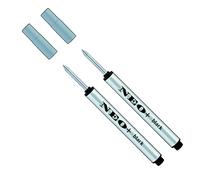 NEO+ Lot de 2 minis recharges pour stylo roller encre noire