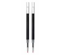 NEO+ Lot de 2 recharges pour stylo à encre gel Zebra JF 0,5 mm encre noire écriture lisse