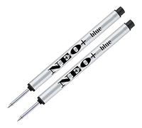 NEO+ Lot de 2 recharges pour stylo roller encre bleue