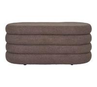 Lisa design Pouf tissu - Marron