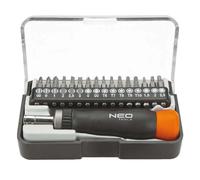 NEO TOOLS 04-228 - Coffret tournevis de précision 17 embouts - Noir